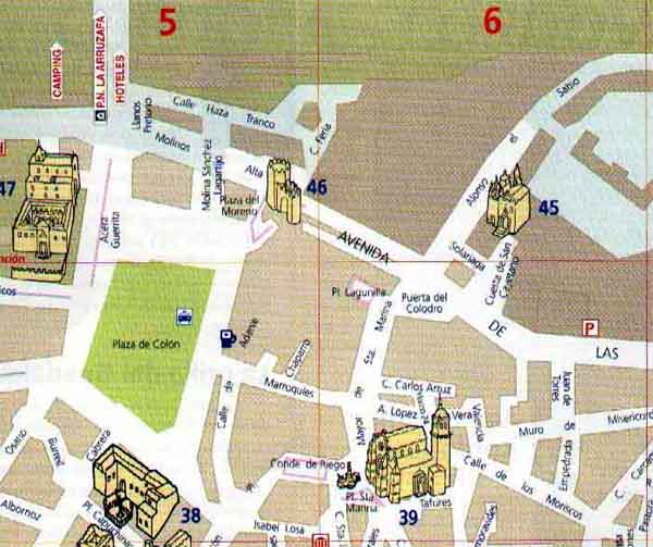 Cordova map of cordoba