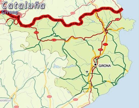 Map Of Girona Map Gerona For Planning Your Holiday In Gerona Girona Spain